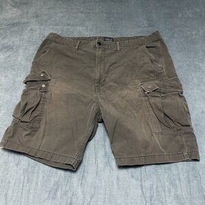 Levi Strauss & Co. Carrier Cargo 10" Shorts Men 42 Olive Brown Ripstop High Rise